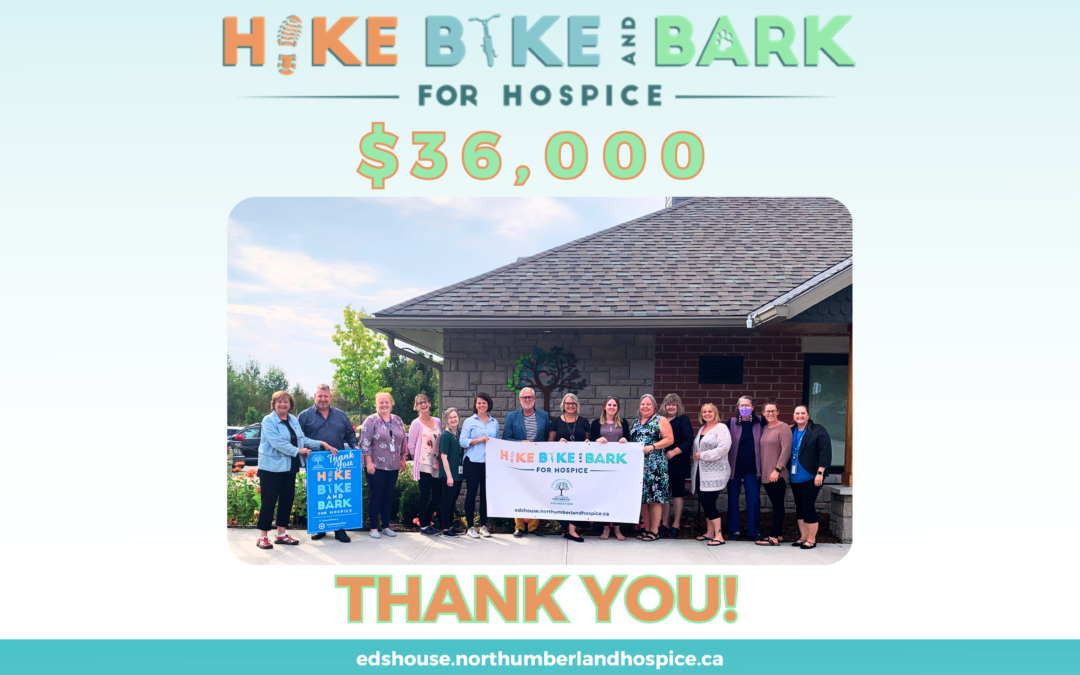 Hike, Bike, and Bark for Hospice Raises $36,000!