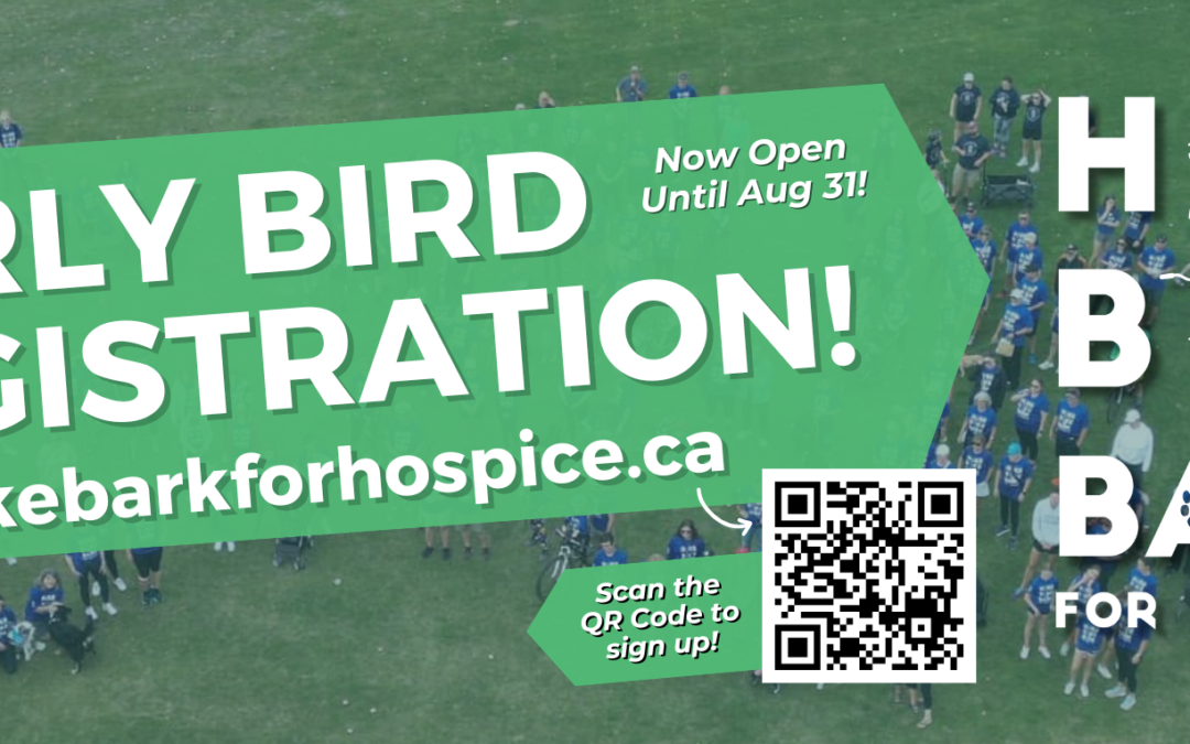 Get Ready to Hike, Bike and Bark for Hospice – Registration is now open!